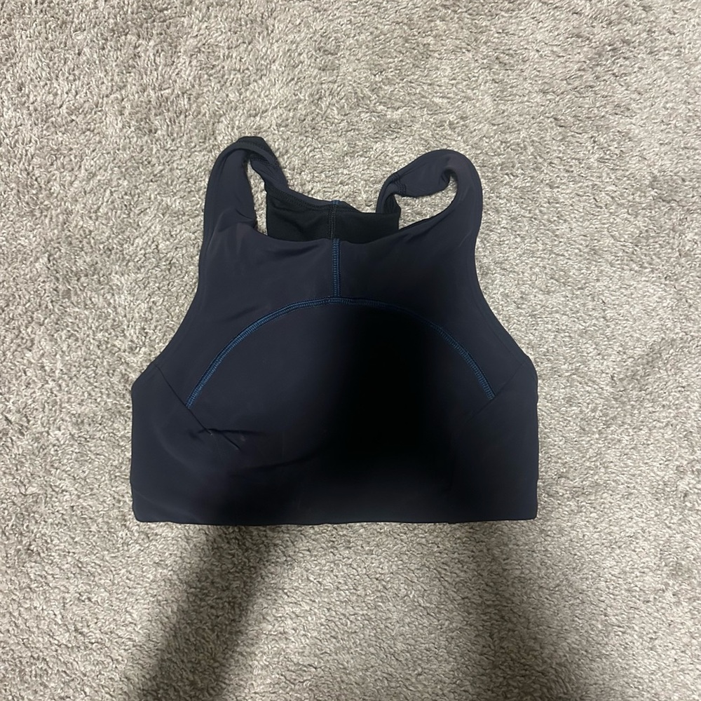 Lululemon black and blue sports bra